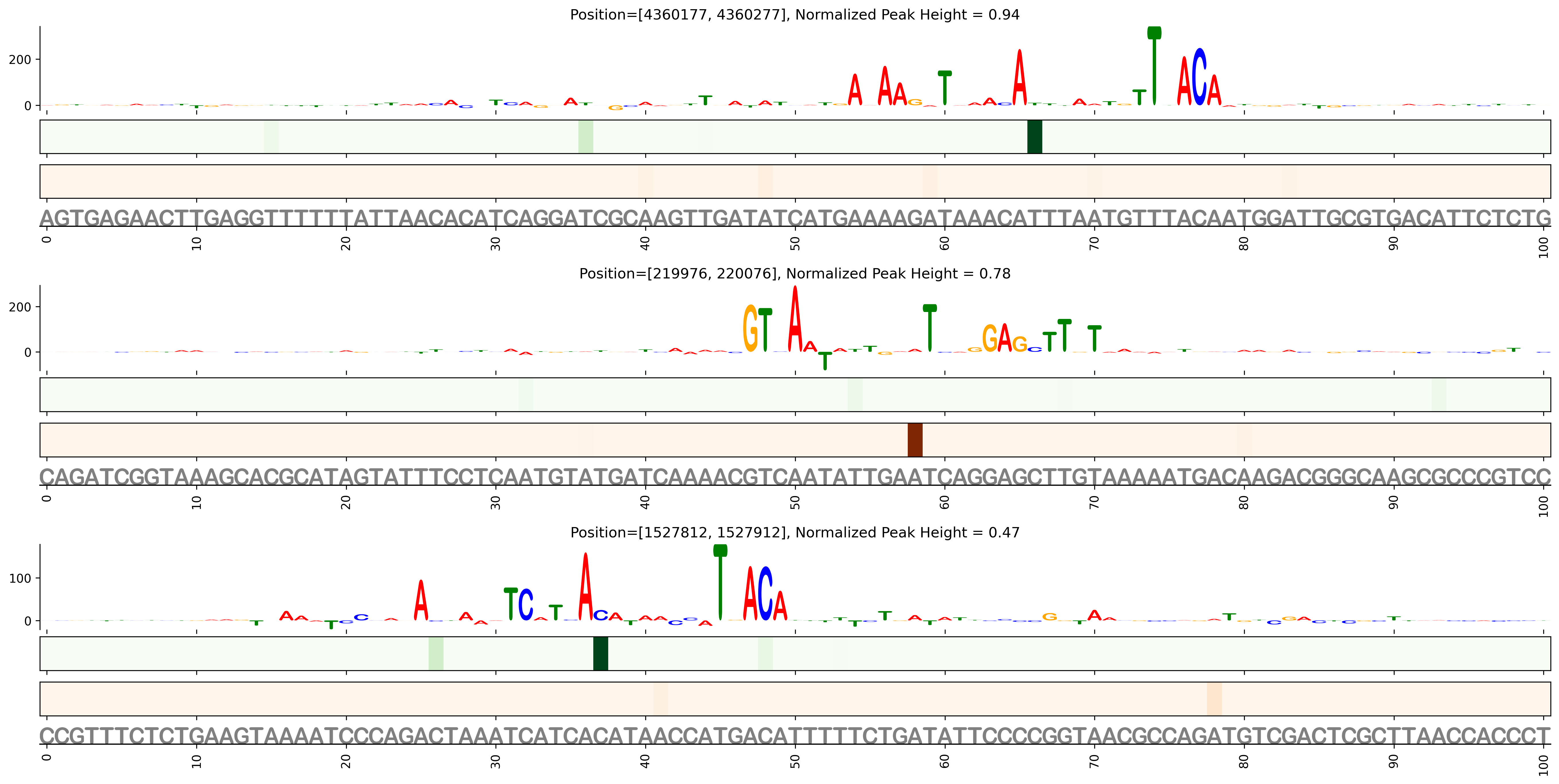 Predicted Binding in Top ChIP-Seq Binding Sites