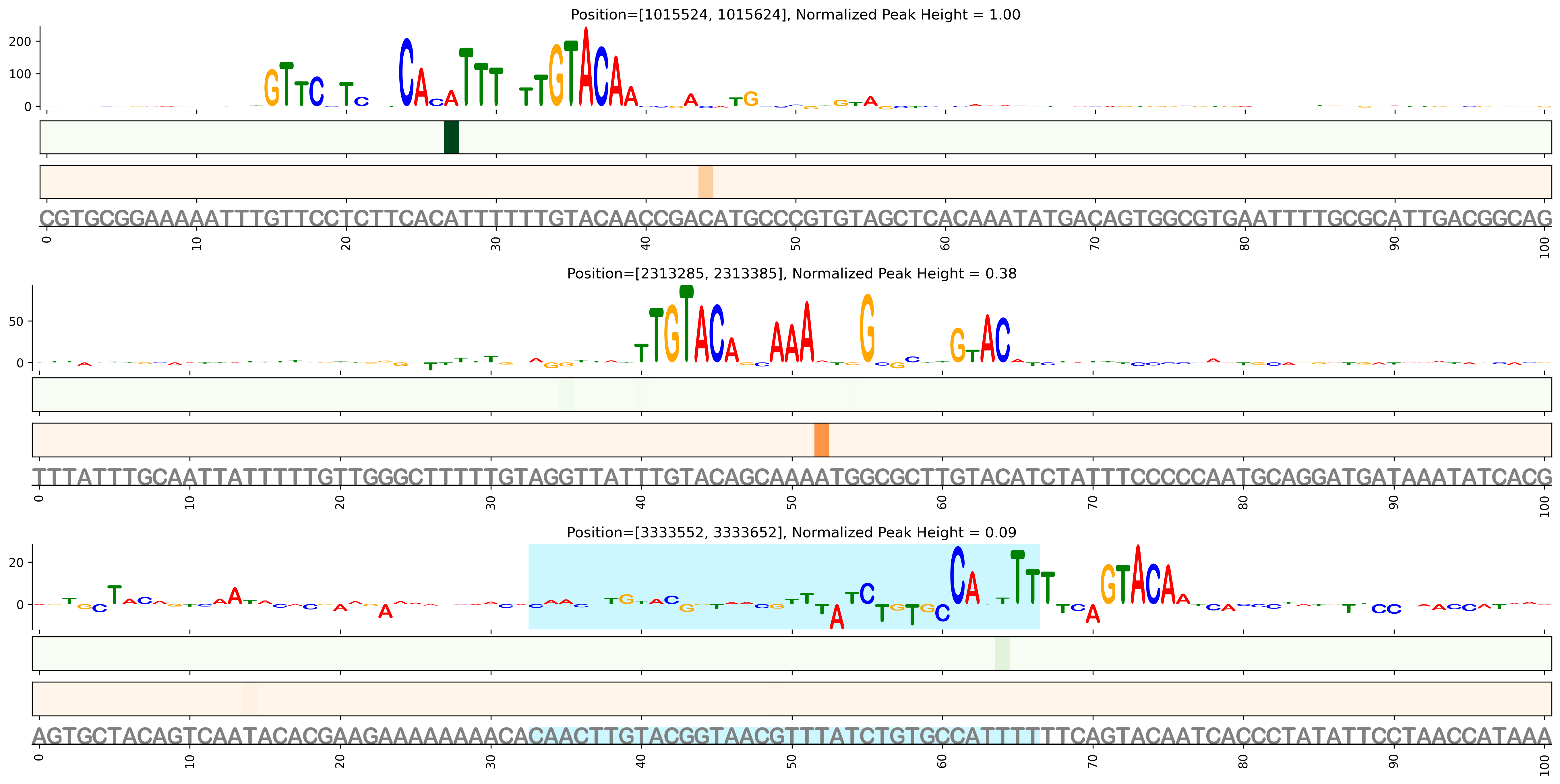 Predicted Binding in Top ChIP-Seq Binding Sites