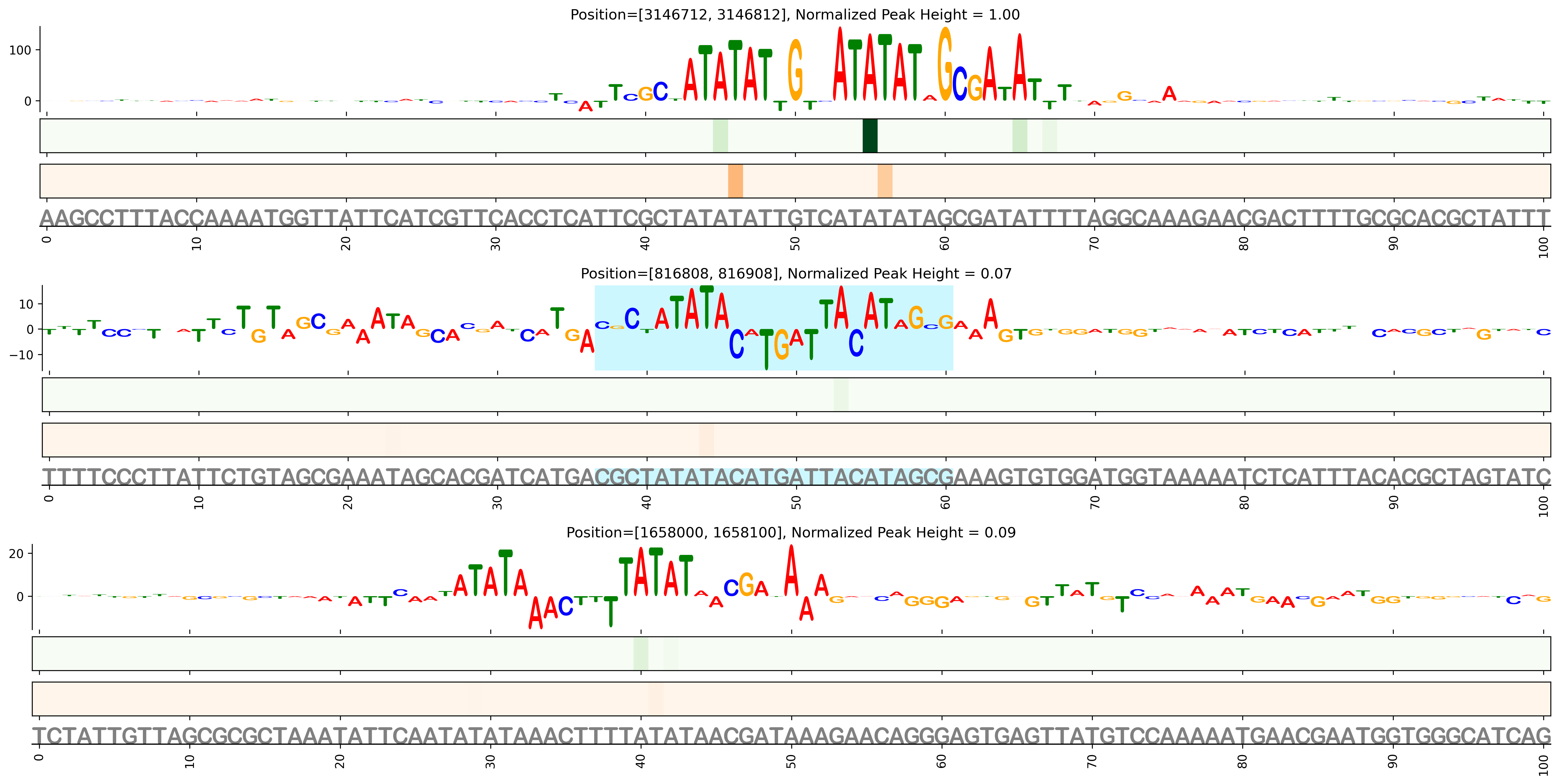 Predicted Binding in Top ChIP-Seq Binding Sites