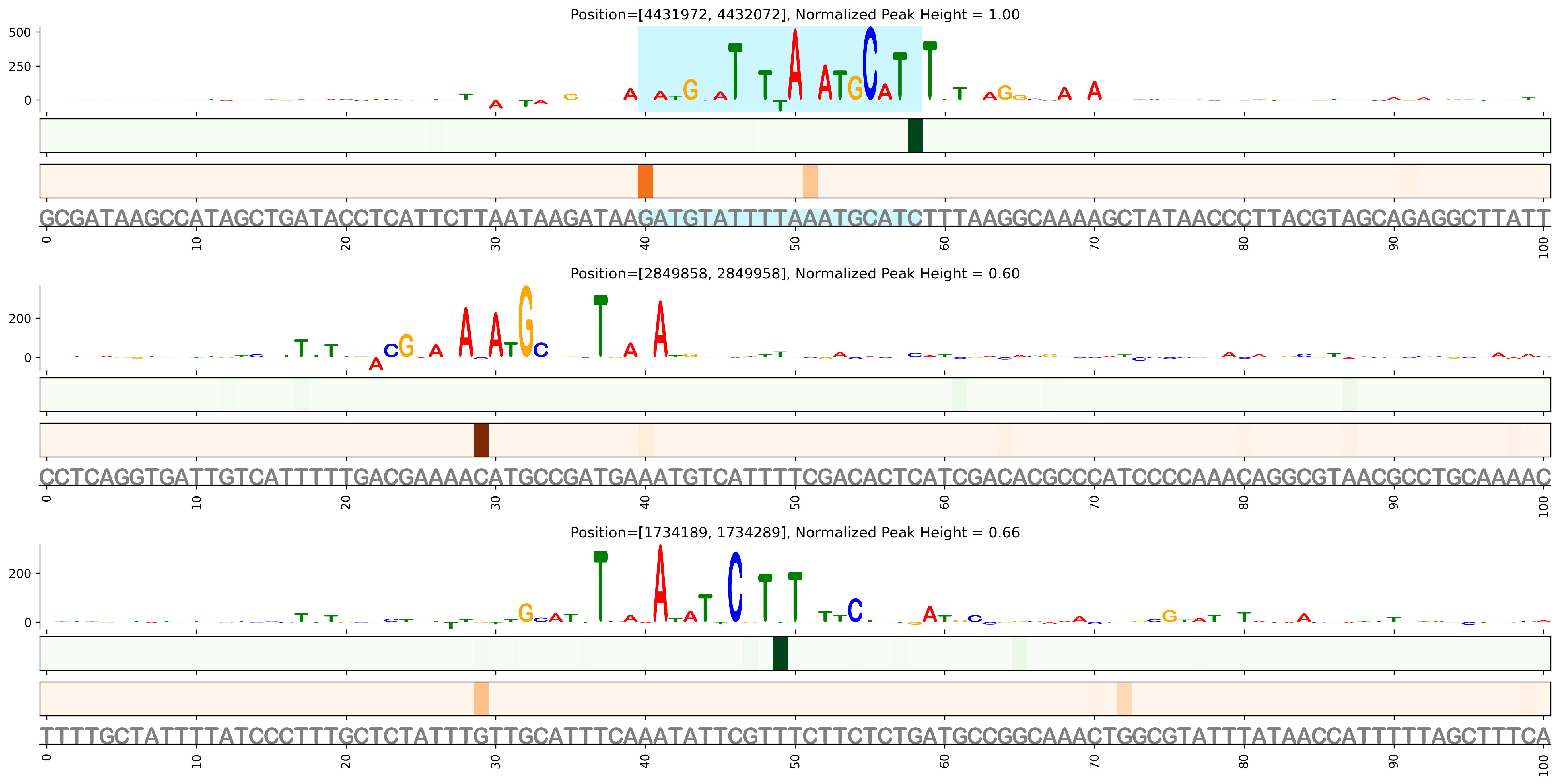 Predicted Binding in Top ChIP-Seq Binding Sites