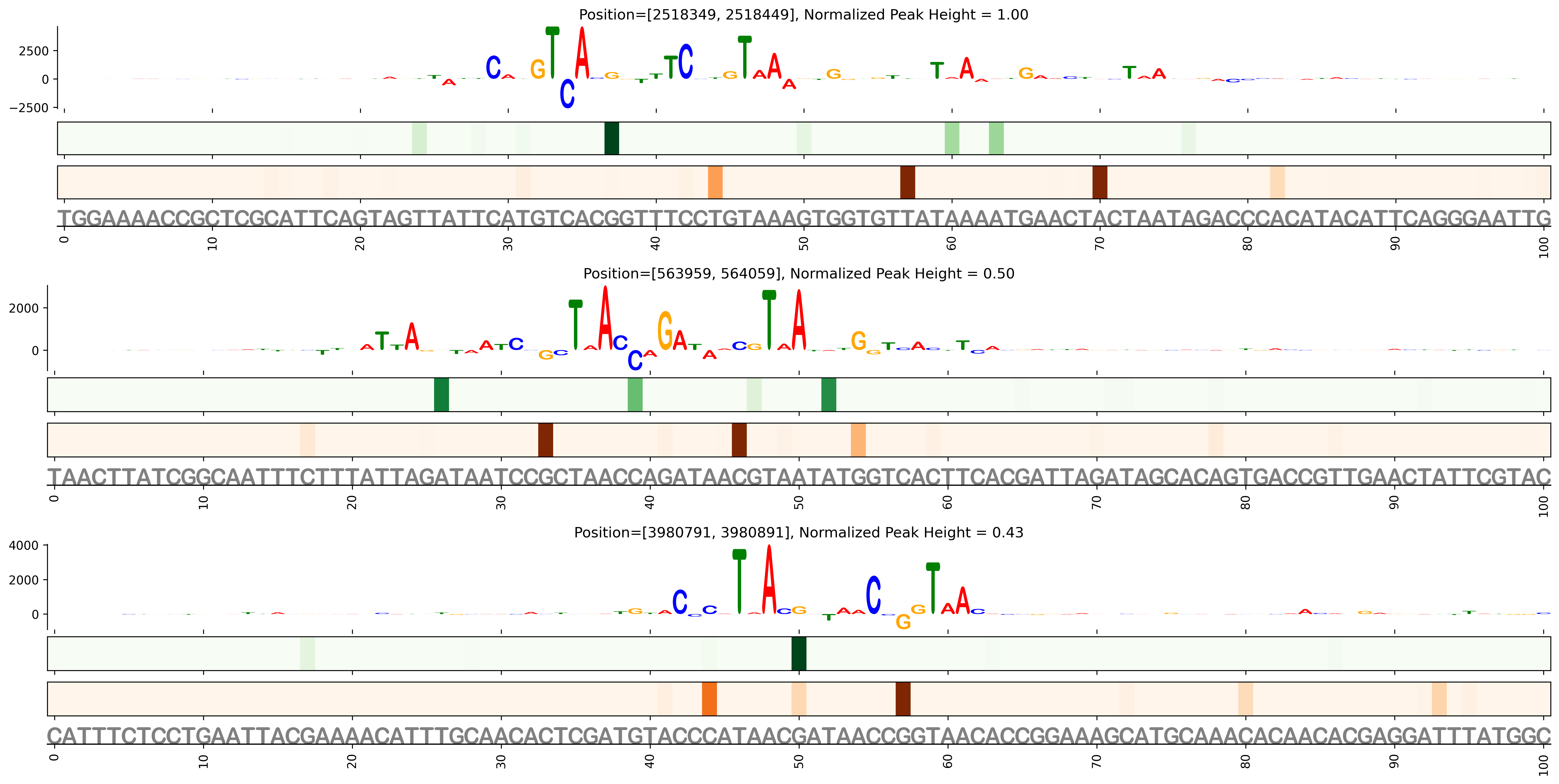 Predicted Binding in Top ChIP-Seq Binding Sites