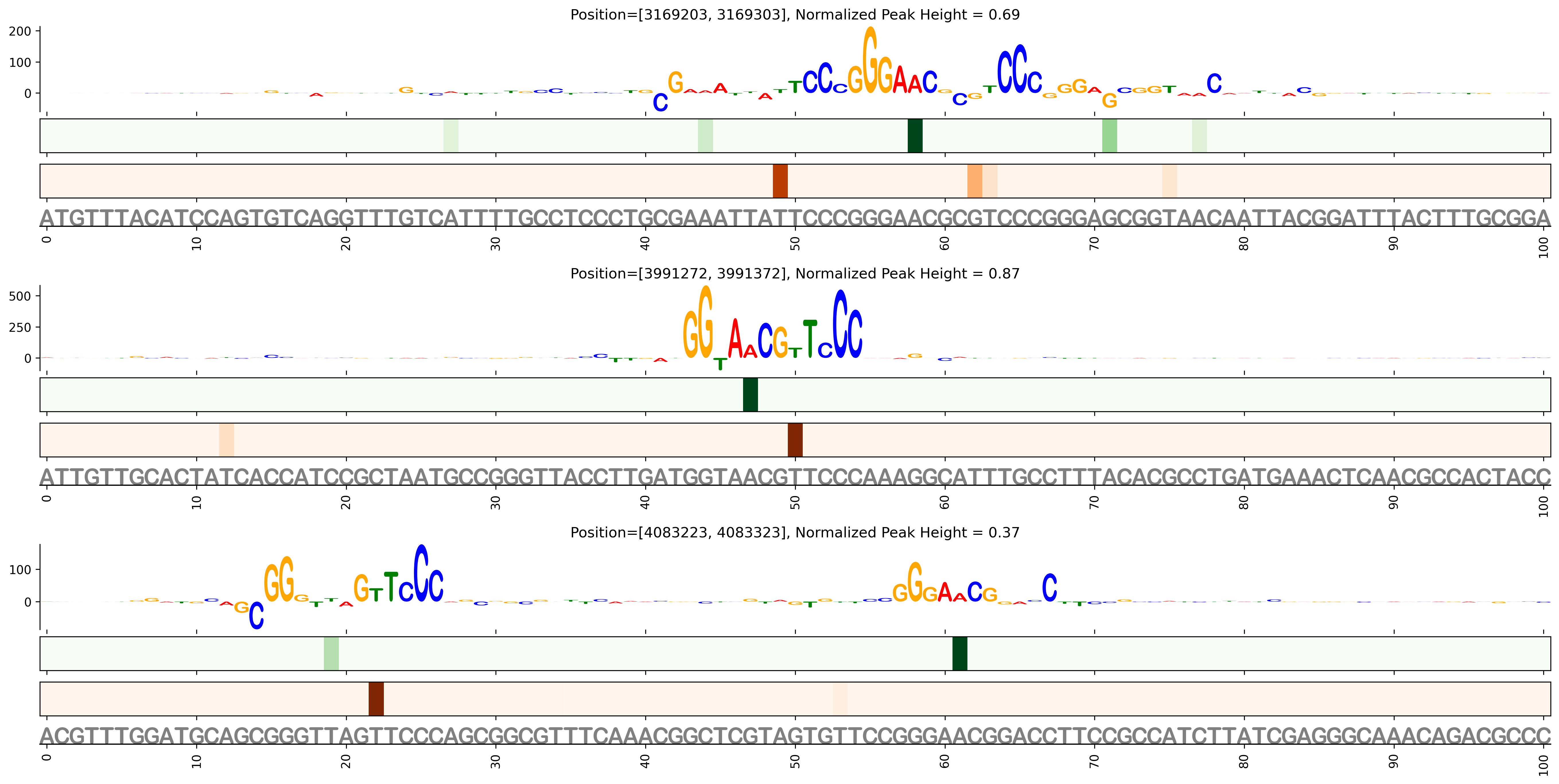 Predicted Binding in Top ChIP-Seq Binding Sites