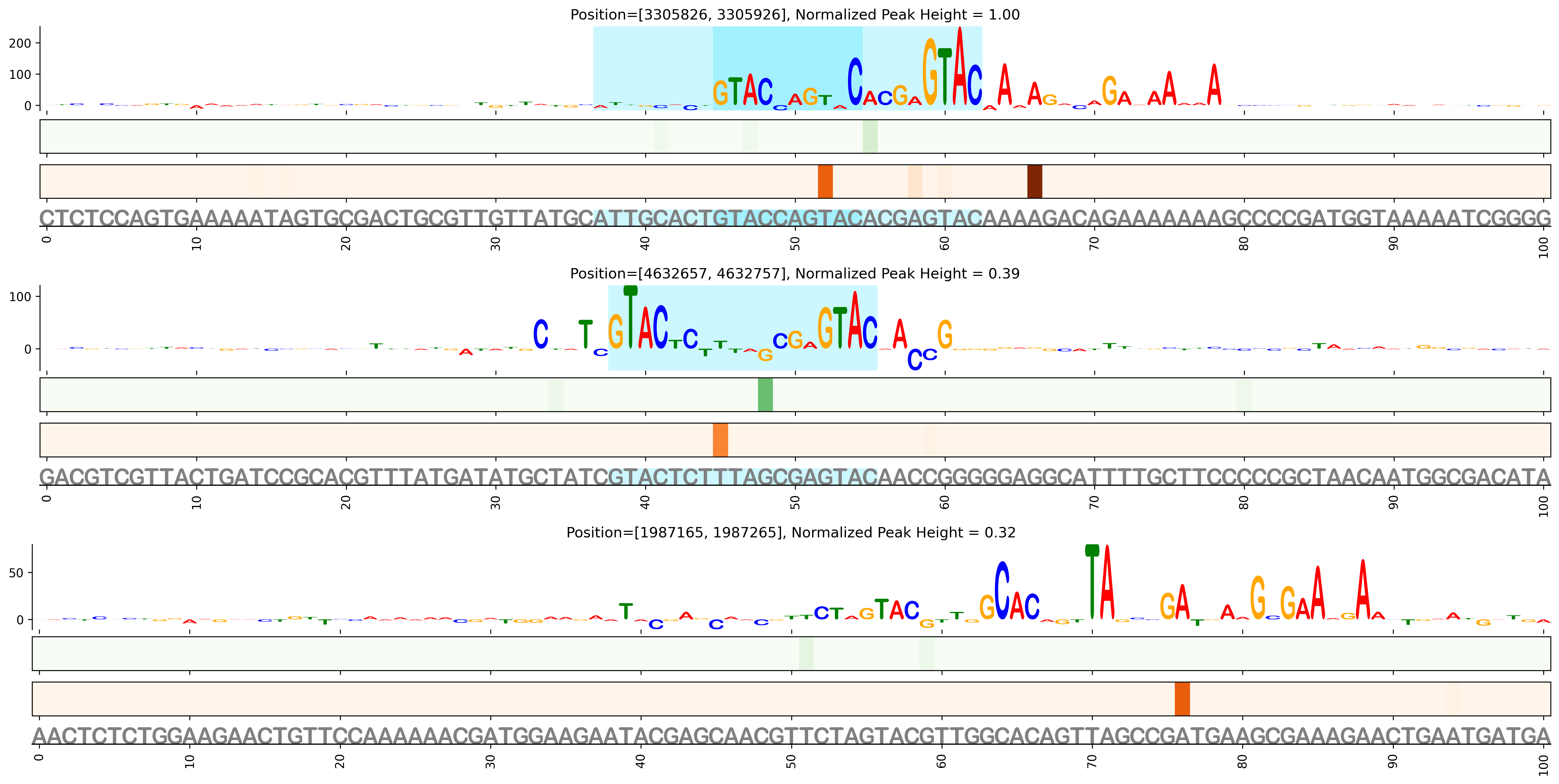 Predicted Binding in Top ChIP-Seq Binding Sites