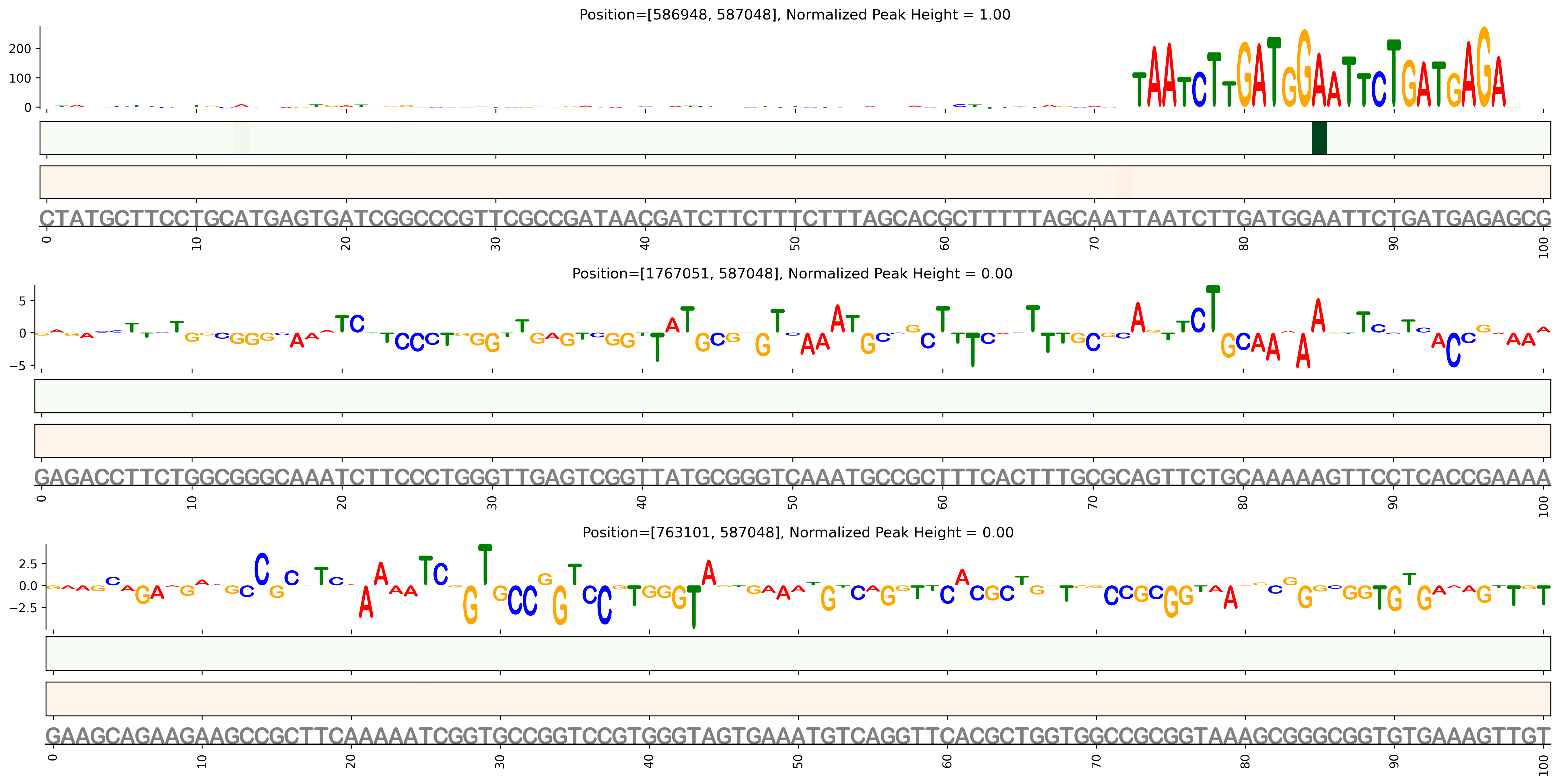 Predicted Binding in Top ChIP-Seq Binding Sites