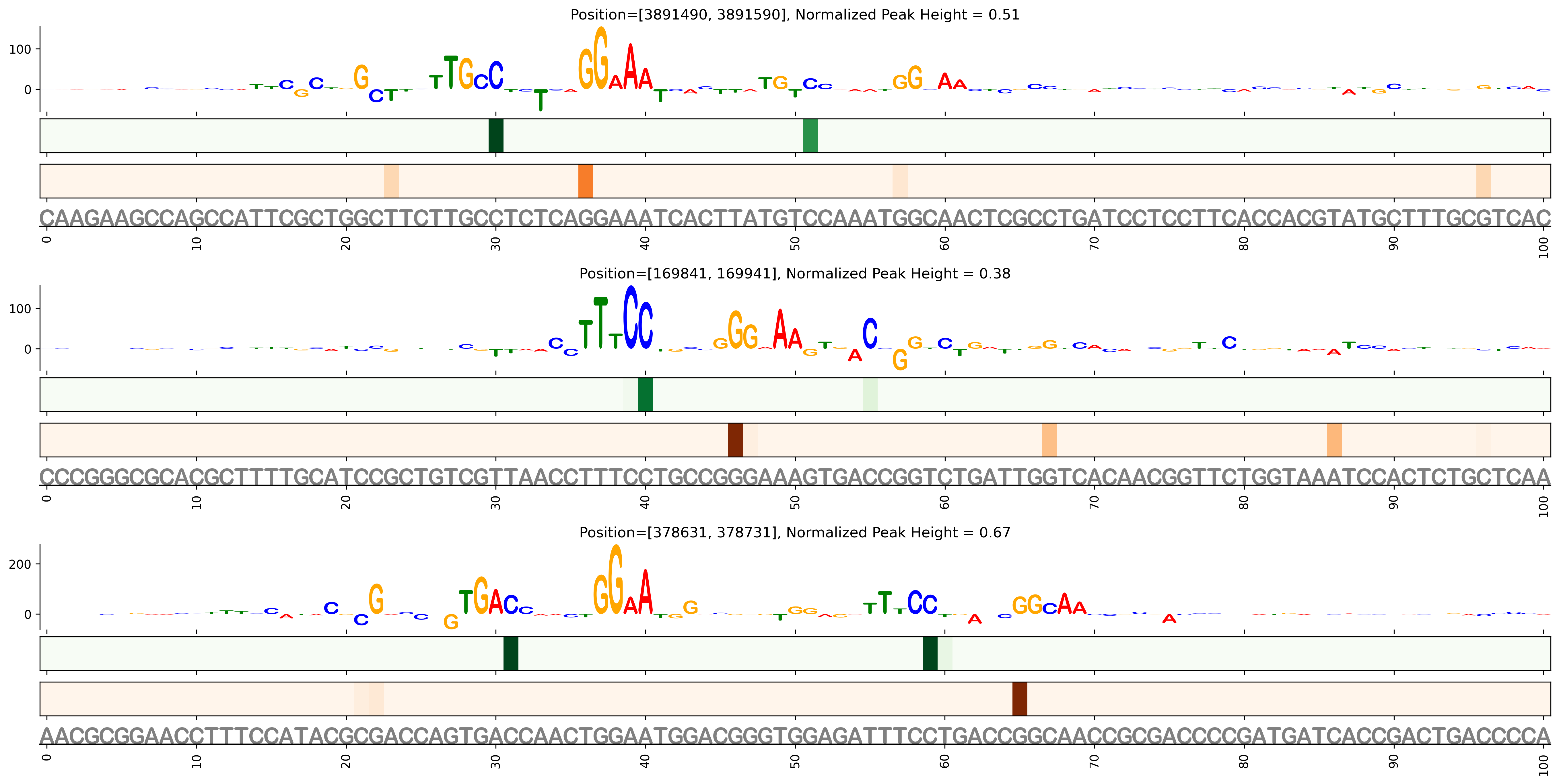Predicted Binding in Top ChIP-Seq Binding Sites